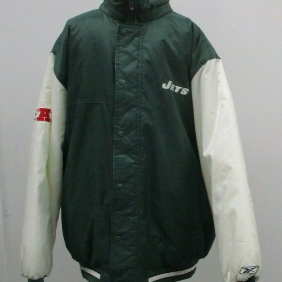 Reebok New York Jets NFL Coat Jacket XL - Picture 2 of 8